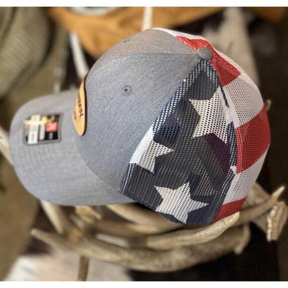 Richardson 112 Snapback Truck Cap with leather Patch - Picture 4 of 7